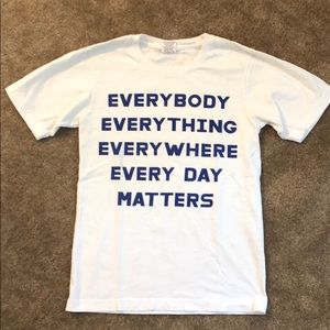 Everybody white T-shirt